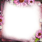 soave frame vintage paper flowers pink green - besplatni png animirani GIF