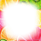 soave frame summer fruit tropical green yellow