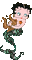 betty boop mermaid bp - 無料のアニメーション GIF アニメーションGIF
