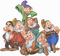 Snow White and the seven dwarfs bp - безплатен png анимиран GIF