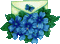 Flowers with envelope - Gratis geanimeerde GIF geanimeerde GIF