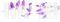 soave deco spring fence leaves white purple - ücretsiz png animasyonlu GIF