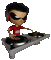 DJ - Nemokamas animacinis gif animuotas GIF