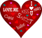 Kaz_Creations Deco Valentine Heart Love - δωρεάν png κινούμενο GIF