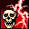 skull icon - Darmowy animowany GIF animowany gif