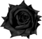 kikkapink deco scrap gothic black rose - zdarma png animovaný GIF