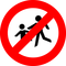 Kaz_Creations Sign Logo No Children - PNG gratuit GIF animé