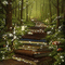 background animated fantasy forest tree - Animovaný GIF zadarmo animovaný GIF