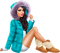 kikkapink woman fashion winter - besplatni png animirani GIF