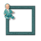 Small Teal Frame - bezmaksas png animēts GIF