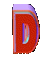 3d letter d - GIF เคลื่อนไหวฟรี GIF แบบเคลื่อนไหว