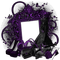 gothic frame purple black kikkapink - gratis png geanimeerde GIF