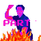 TOM CRUISE PARTY - GIF animé gratuit