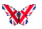 uk butterfly - Nemokamas animacinis gif animuotas GIF