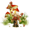 mushroom cluster - gratis png geanimeerde GIF