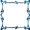 cadre bleu blue frame