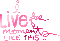 soave text animated live moments animated pink - 免费动画 GIF 动画 GIF