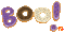 Donut Boo! - GIF animado grátis Gif Animado