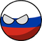 Countryballs Russia - png gratuito GIF animata