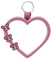 Kaz_Creations Deco Heart Butterflies Frames Frame Hanging Dangly Things Hearts Colours - png gratis GIF animado