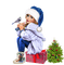 Kaz_Creations Baby Enfant Child Girl Colours Colour-Child  Christmas - 免费PNG 动画 GIF