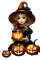 loly33 sorcière halloween - gratis png geanimeerde GIF