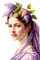 loly33 femme fleur lilas - 免费PNG 动画 GIF