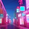Neon Street - png gratuito GIF animata