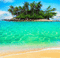 Rena Insel Meer Strand Hintergrund animiert - GIF animé gratuit GIF animé