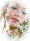 Femme dans les fleurs - ingyenes png animált GIF
