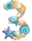 Kaz_Creations Numbers Seashells 3 - nemokama png animuotas GIF