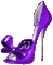 soave deco fashion animated shoe purple - GIF animado grátis Gif Animado