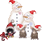 Christmas animals bp - Бесплатный анимированный гифка анимированный гифка