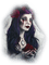 woman goth - бесплатно png анимированный гифка