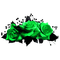 Gothic.Roses.Black.Green - 免费PNG 动画 GIF