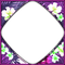 ♡§m3§♡ kawaii summer floral frame purple - GIF animado gratis