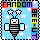 Pixel Random Bee-ut Icon Patch - Zdarma animovaný GIF animovaný GIF