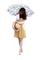 woman with umbrella, sunshine3 - kostenlos png Animiertes GIF