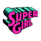 Kaz_Creations Text-Super-Girl - nemokama png animuotas GIF