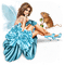 fairy and mouse by nataliplus - png grátis Gif Animado