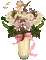 Bouquet of Flowers in Vase with Angel