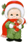 Kind, Baby, Teddy, Weihnachten - PNG gratuit GIF animé