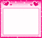 pink heart pixel frame - Gratis animeret GIF animeret GIF