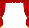 Kaz_Creations Deco Curtains Red - Free PNG Animated GIF