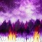 Purple Forest Fire - Free PNG Animated GIF