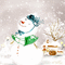 Winter Snow Background - GIF animate gratis GIF animata