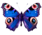 papillon - png gratis GIF animado