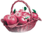 soave deco apple pink green - 免费PNG 动画 GIF