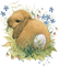 Kaz_Creations Easter Deco Bunny Rabbit - png gratuito GIF animata