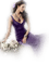 woman-purple-dress